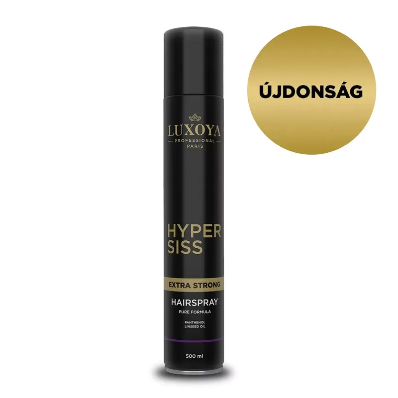 Biztonságos fizetés HYPERSISS HAIRSPRAY - Extra erős tartású hajlakk - 500ml