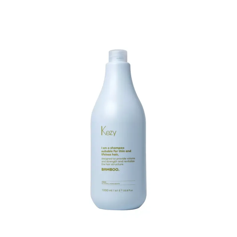 Kezy by Alfaparf Bamboo Volumennővelő Sampon vékonyszálú hajra 1000 ml Népszerű