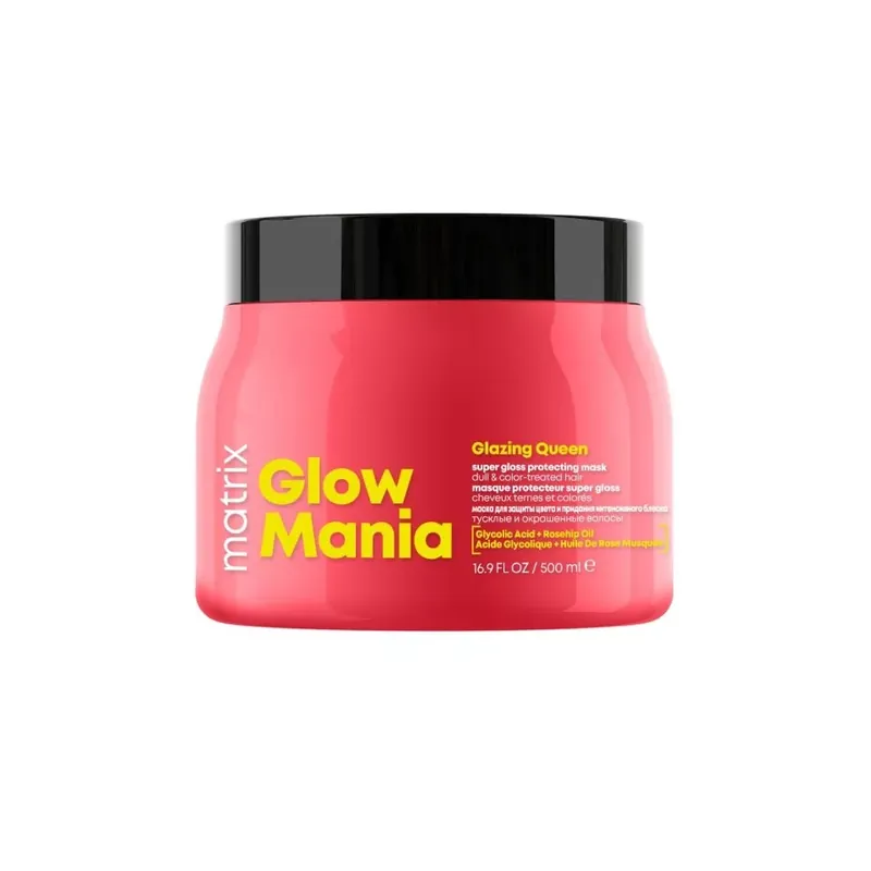 Korlátozott ajánlat Glow Mania Super Gloss Protecting Mask színvédő hajmaszk 500 ml