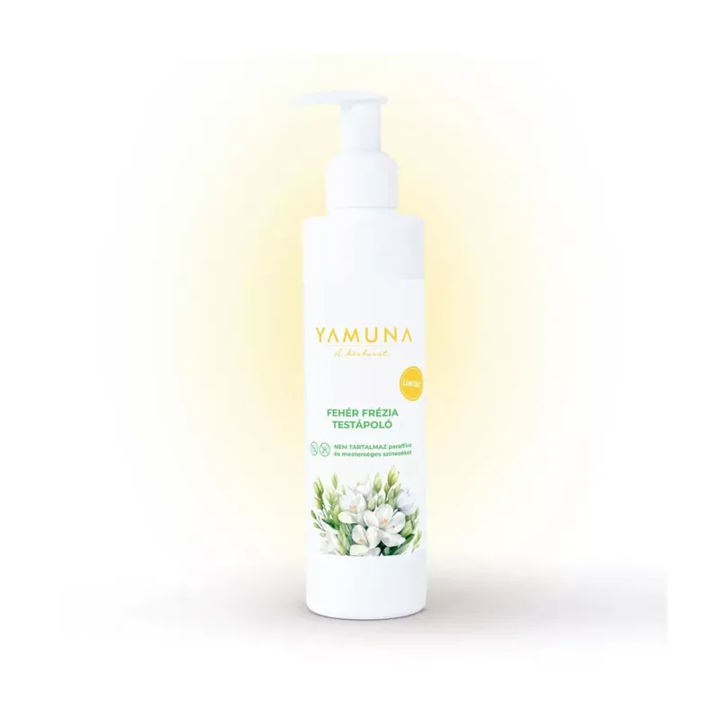 Szuper akció YAMUNA Fehér frézia testápoló 200 ml