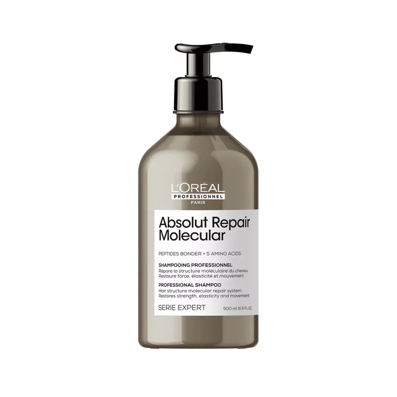 ABSLUT REPAIR MOLECULAR hajerősítő sampon a sérült hajra 500 ml Végkiárusítás