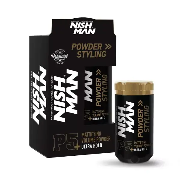 Nish Man P5 Ultra Hold Hair Styling Powder hajpor 20 gr Expressz szállítás