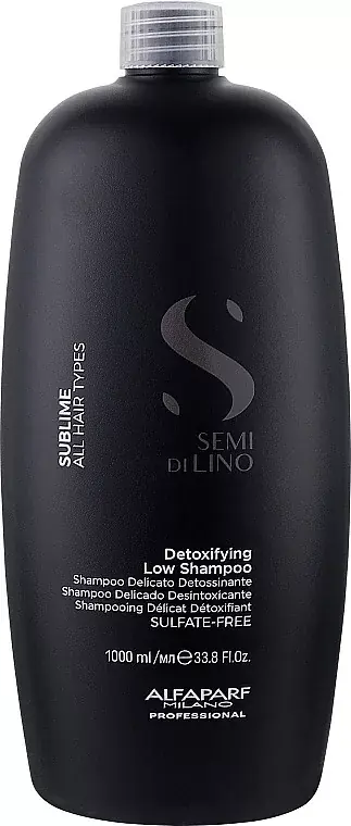 Semi di Lino Sublime Detoxifying Low Shampoo méregtelenítő szulfátmentes sampon 1000 ml Alacsony ár