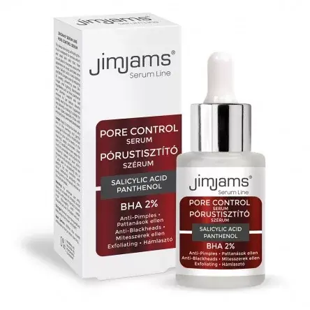 Kiárusítás JimJams Serum Line Pórustisztító szérum 2% szalicilsavval 30ml