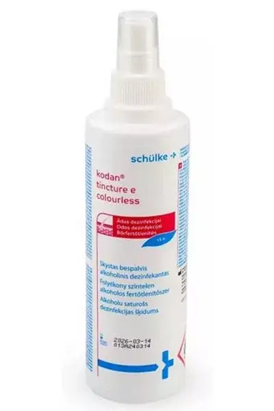 Árengedmény Schülke Kodan Tincture Colourless színtelen gyors bőrfertőtlenítő 250 ml