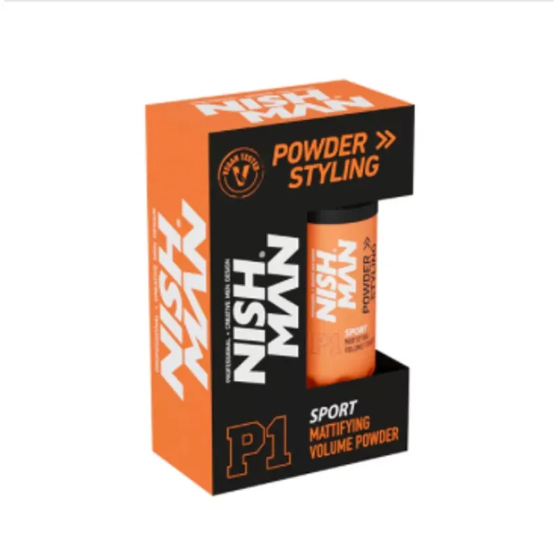 Ne maradj le Nish Man Mattifying Volume P1 Sport hajformázó por 20g