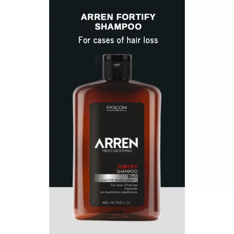 Arren BioS Fortify Shampoo hajhullás elleni sampon férfiknak 400ml Olcsóbb