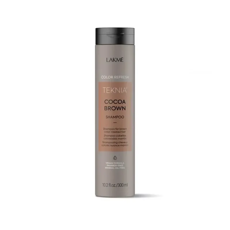 Lakmé Teknia Refresh Cocoa Brown Színfrissítő sampon barna hajra 300 ml Kihagyhatatlan ajánlat