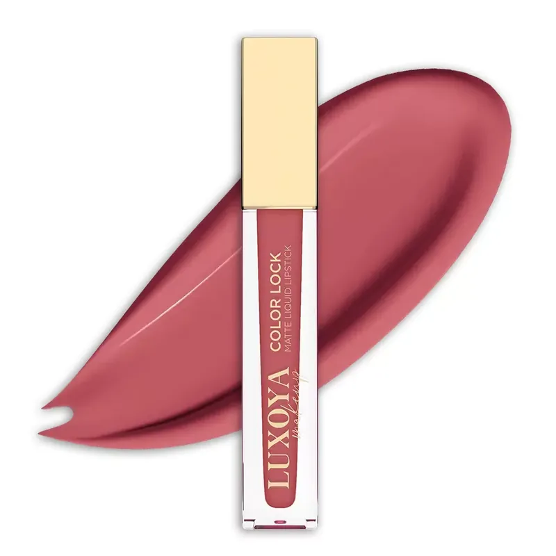 Vásárlói kedvenc Luxoya COLOR LOCK - folyékony matt rúzs - 14