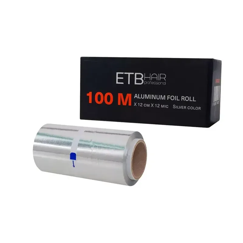 Outlet ETB Eldobható Alumínium Fólia 100m x 12cm 12 Mikron Vastagságú Tekercs