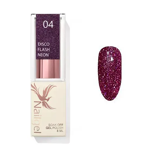 Disco Flash NEON 004 gél lakk 8 ml Akciós ár