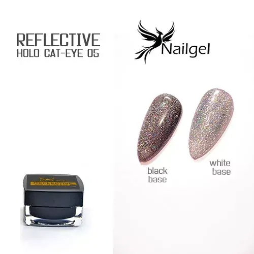 Szuper akció Reflectív Hologram Cat-Eye 05 gél lakk 5 ml