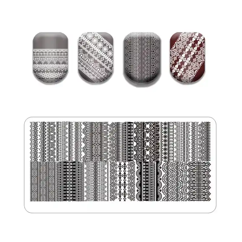 Körömnyomda lemez 6x12 cm méretű -V020 Expressz kézbesítés