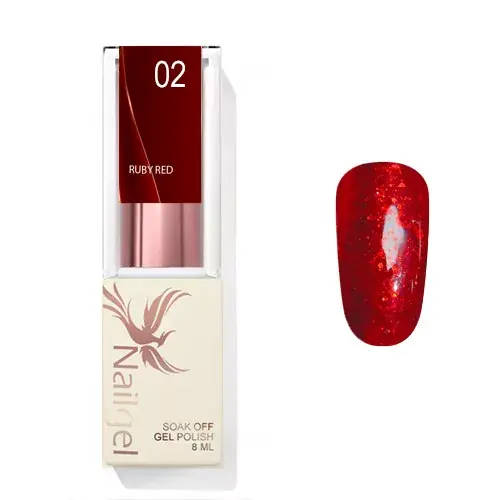 Népszerű Ruby Red 002 gél lakk 8 Ml