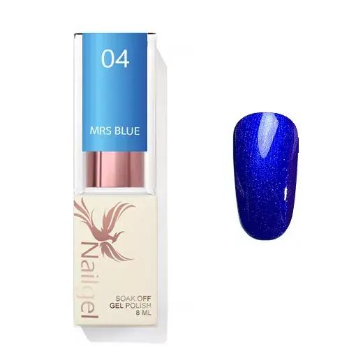 Mrs Blue 04 - gél lakk 8 ml Biztonságos vásárlás