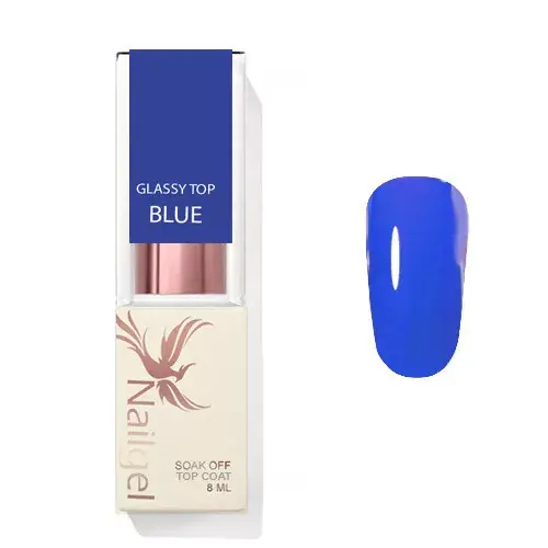 Azonnali szállítás Glassy Top Coat - BLUE - Fényzselé 8ml