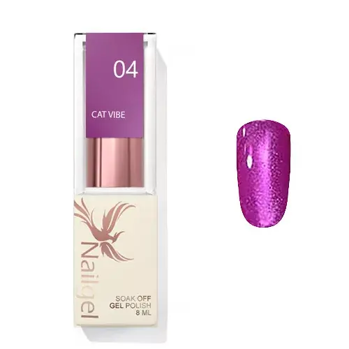 Vásárlói kedvenc Cat Vibe 04 gél lakk 8 Ml