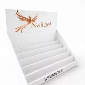 Vedd meg most Nailgel szalon karton bemutatóállvány – 72 db Nailgel gél lakk számára