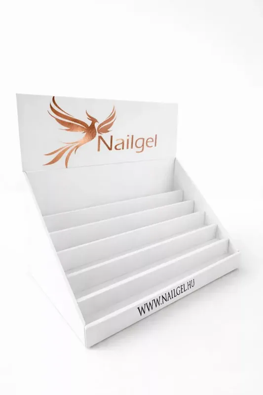 Vedd meg most Nailgel szalon karton bemutatóállvány – 72 db Nailgel gél lakk számára