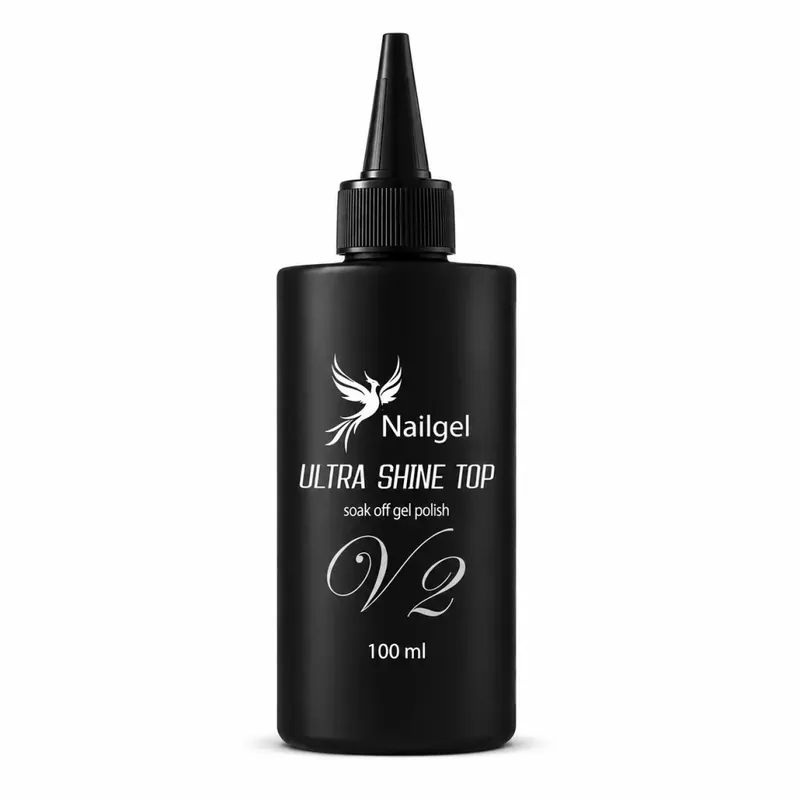 Fényzselé Ultra Shine Top coat - V2 100ml utántöltő Szuper akció