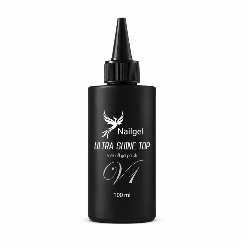Fényzselé Ultra Shine Top coat - V1 100ml utántöltő Kedvezményes ár
