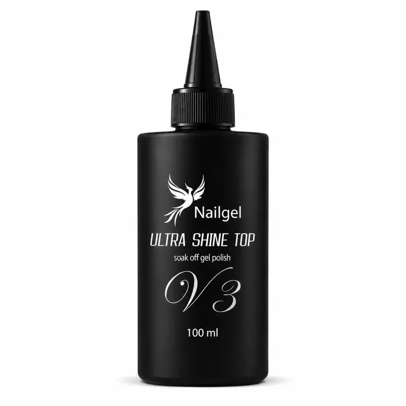 Fényzselé Ultra Shine Top coat - V3 100ml utántöltő Szuper ajánlat