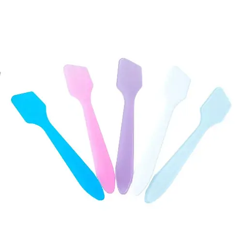 WGW Kozmetikai Spatula szögletes fejjel - Fehér Újdonság
