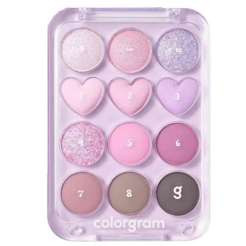 Colorgram Pin Point Szemhéjfesték Paletta 03 Pink + Lavender Népszerű
