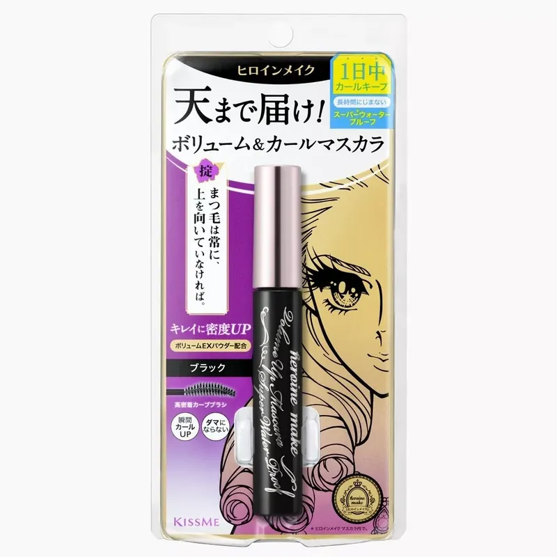Heroine Make Super Waterproof Mascara Szempillaspirál - Volume Up 01 Black Vedd meg most