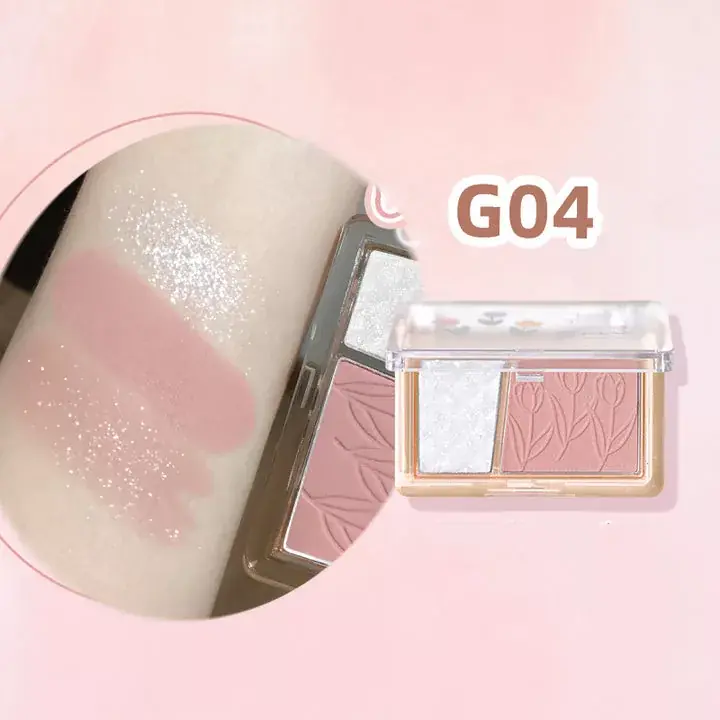 Csak ma Gogo Tales Highlighter és Arcpirosító Paletta G04 Pink