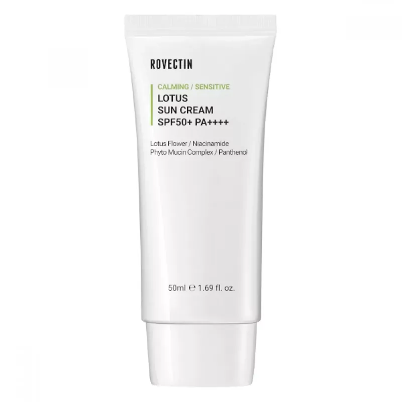Rovectin Calming Lotus Fényvédő Krém 50ml (SPF50+ PA++++) Gyors kiszállítás