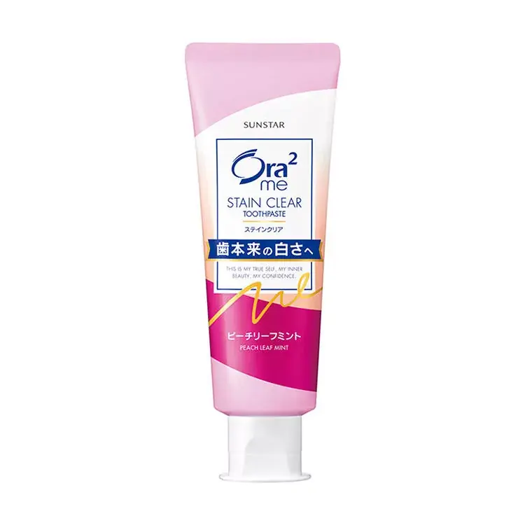 Biztonságos fizetés Ora2 ME Stain Clear Fogkrém - Peach Leaf Mint 130g