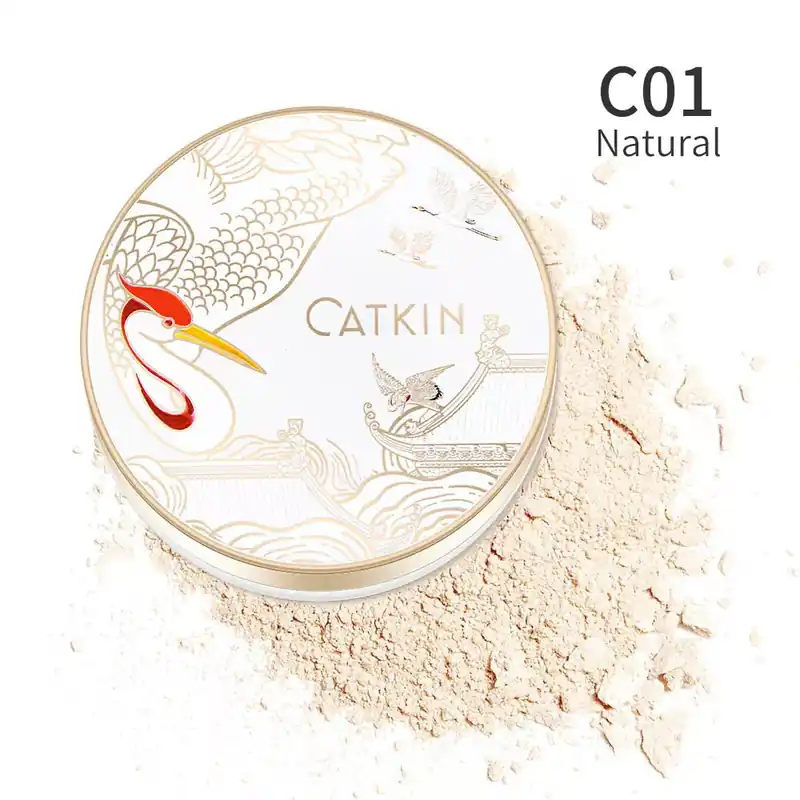 Catkin Air Loose Setting Púder C01 Natural Matte 7.5g Prémium