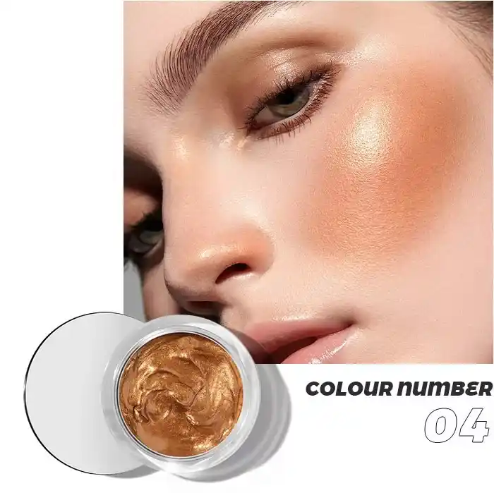 Azonnali szállítás Pudaier New Glow Crystal Liquid Highlighter 04 8g