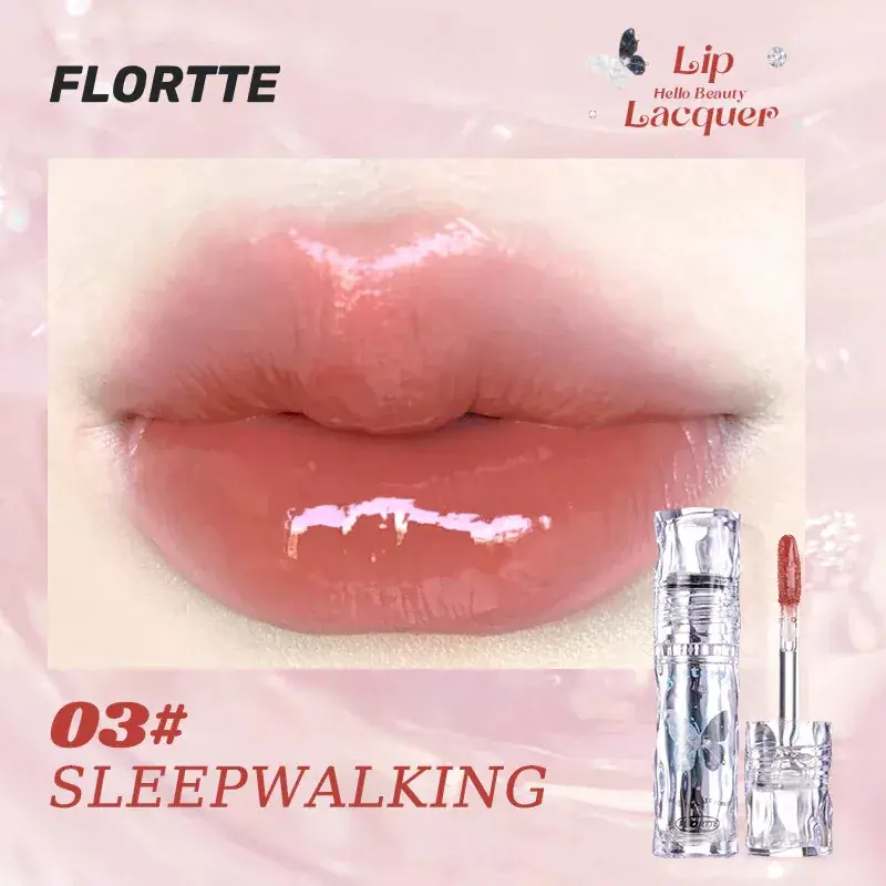Flortte Hello Beauty Szájfény 03 Sleepwalking (Butterfly Series) Népszerű