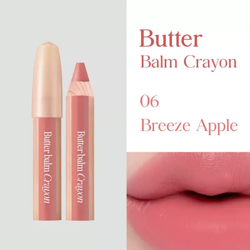Clio Butter Balm Crayon Rúzs és Arcpirosító 06 Breeze Apple 3.9g + ajándék hegyező Expressz szállítás