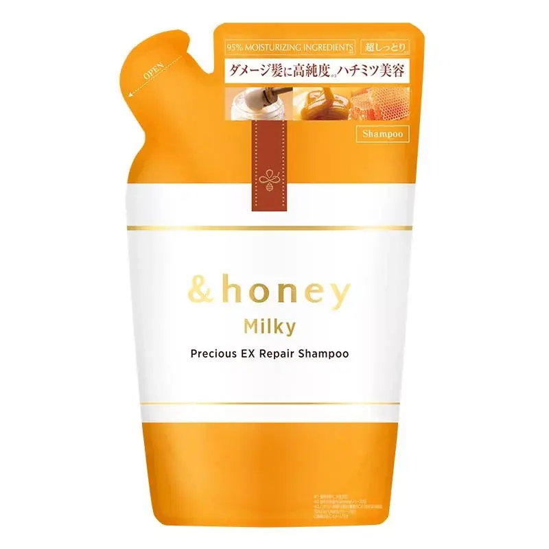 And Honey Milky Precious EX Repair 1.0 Sampon 385ml utántöltő Prémium