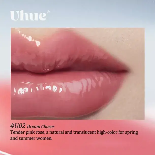 Uhue On Stage Series 6D Diamond Mirror Szájfény U02 Dream Chaser 3ml Vásárlói kedvenc