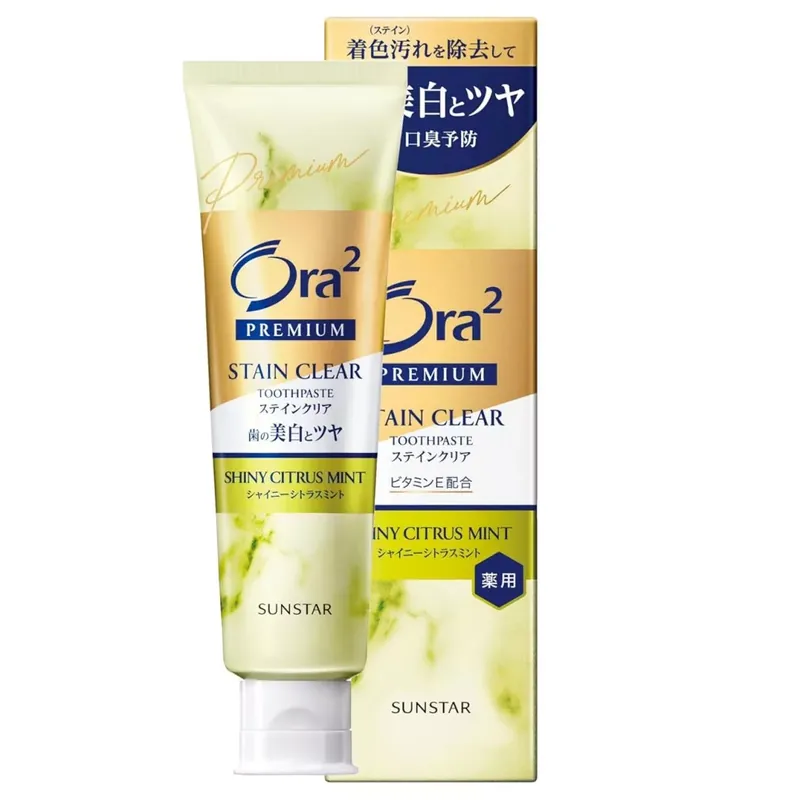 Ora2 Premium Stain Clear Fogkrém - Shiny Citrus Mint 100g Szuper akció