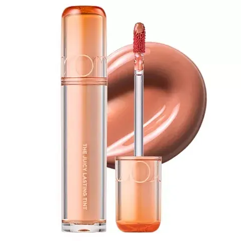 Vedd meg online Rom&nd Juicy Lasting Ajak Tint 01 Pomelo Skin (2025 The Nude Collection)