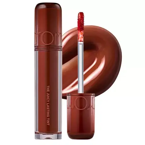 Gyors szállítás Rom&nd Juicy Lasting Ajak Tint 17 Dark Coconut (2025 The Brick Collection)