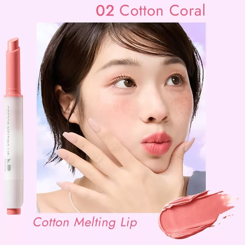 Olcsóbb Nature Republic Cotton Melting Lip Rúzs 02 Cotton Coral
