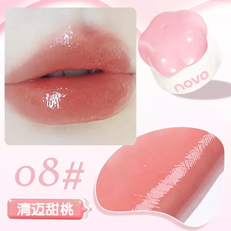 Novo Sweetheart Milk Jelly Lip Gloss Szájfény 008 Chiang Mai Sweet Peach 4g Akciós ár