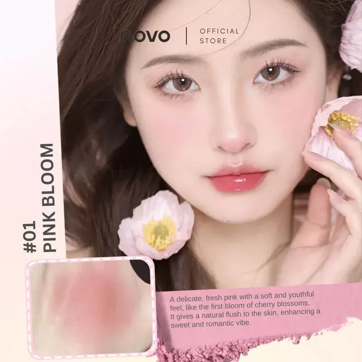 Novo Airy Blush Stick Arcpirosító 01 Pink Bloom 3.4g Csak ma