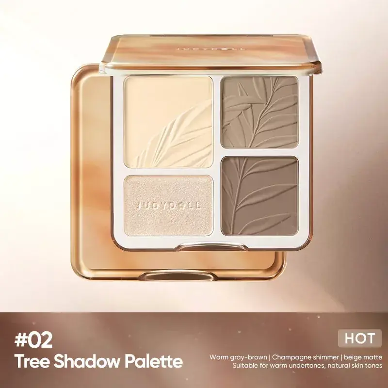 Judydoll 2 IN 1 Highlighter és Kontúr Paletta 02 Tree Shadow Palette 9g Árengedmény