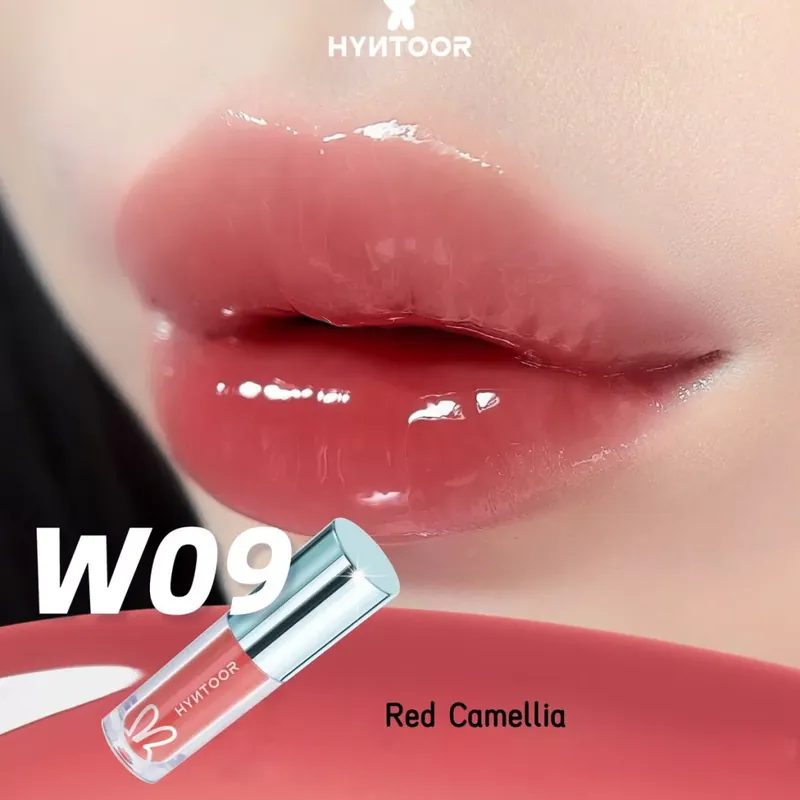 Vásárlói kedvenc Hyntoor Future Planet Hydrating Szájfény W09 Red Camellia 2g