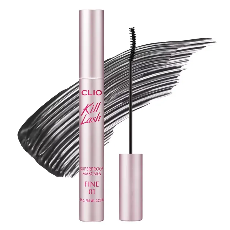 Utolsó esély Clio Kill Lash Superproof Mascara Fine Szempillaspirál 01 Vanilla Black