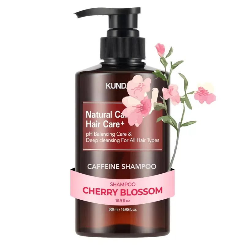 Outlet Kundal Natural Caffeine Hair Care Sampon - Cherry Blossom illat 500ml