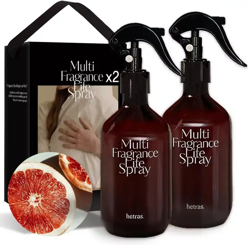 HETRAS Multi Fragrance Life Spray Fabric Perfume No.03 Grapefruit 300mlx2pcs Nézd meg most