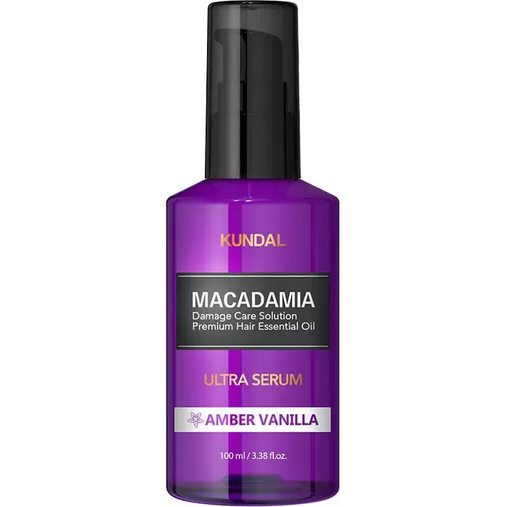 Biztonságos fizetés Kundal Macadamia Intensive Silky Care Premium Essential Hajolaj - Amber Vanilla 100ml